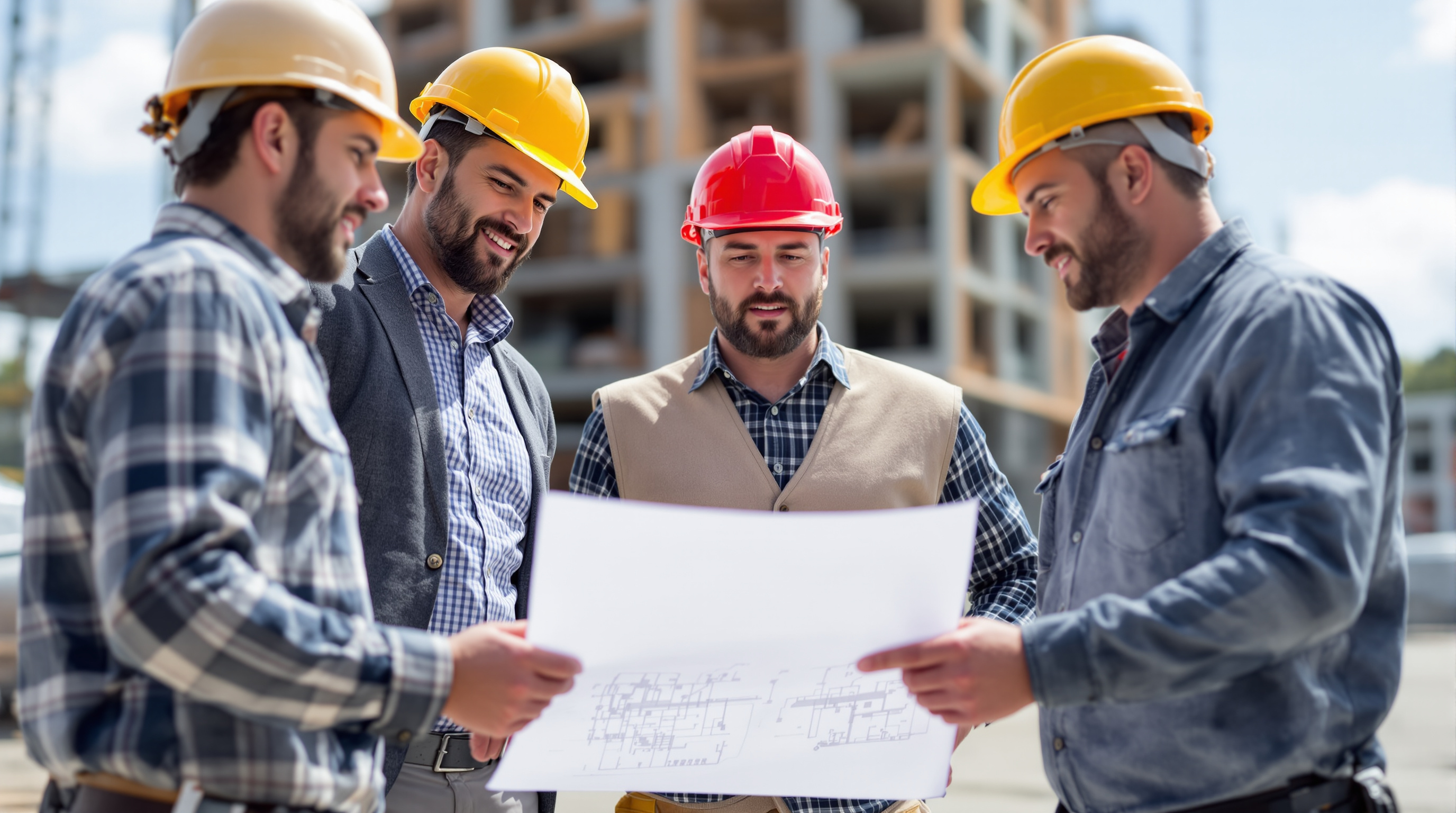 Équipe PROELYS sur chantier à Colomiers
